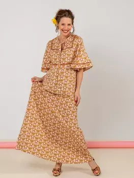 Выкройка: Платье с завышенной талией