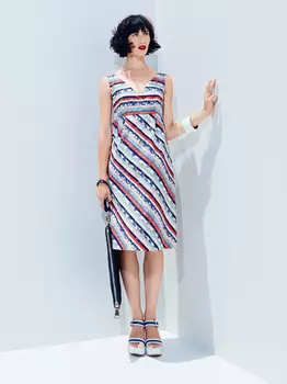 Выкройка: Платье с завышенной талией