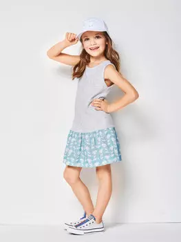 Выкройка: Платье-сарафан для девочки