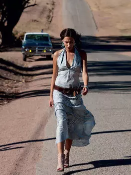 Выкройка: Платье-сарафан с глубоким декольте