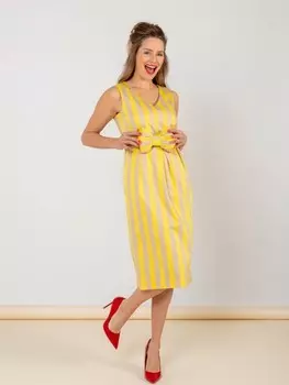 Выкройка: Платье со съемным поясом