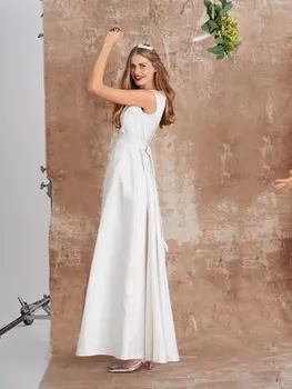 Выкройка: Платье со шлейфом