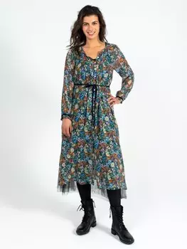 Выкройка: Платье со сквозной застежкой