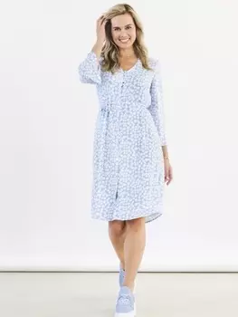 Выкройка: Платье со сквозной застежкой