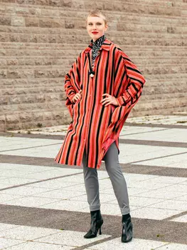 Выкройка: Платье-туника с цельнокроеными рукавами