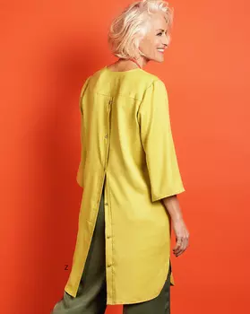 Выкройка: Платье-туника с V-вырезом