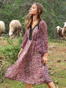 Выкройка: Платье в стиле кантри