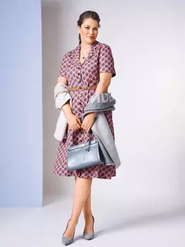 Выкройка: Платье в стиле ретро