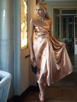 Выкройка: Платье в стиле ретро