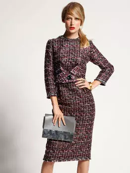 Выкройка: Платье в стиле ретро