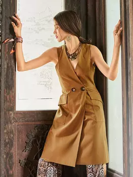 Выкройка: Платье-жилет