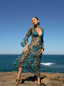 Выкройка: Пляжное платье