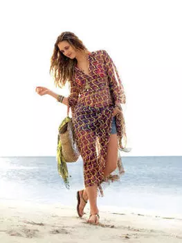 Выкройка: Пляжный кафтан