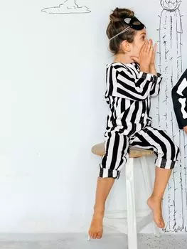 Выкройка: Полосатый комбинезон