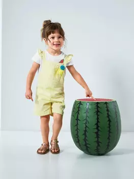 Выкройка: Полукомбинезон для девочки