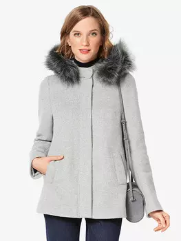 Выкройка: Полупальто с капюшоном