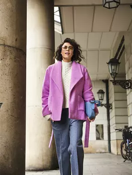 Выкройка: Полупальто с запахом