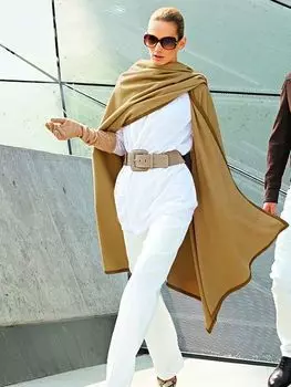 Выкройка: Пончо