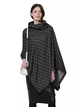 Выкройка: Пончо с воротником