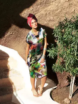 Выкройка: Прямое широкое платье