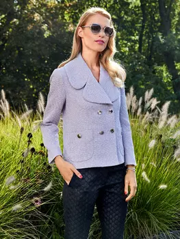 Выкройка: Прямой двубортный жакет