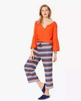 Выкройка: Прямые брюки 7/8