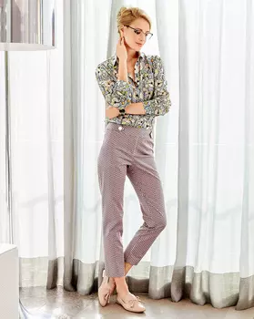 Выкройка: Прямые брюки 7/8