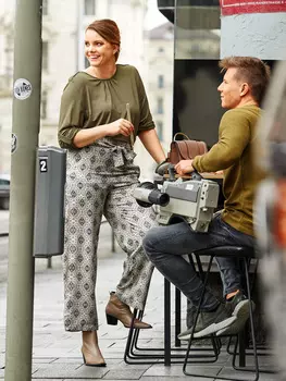 Выкройка: Прямые укороченные брюки