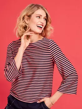 Выкройка: Пуловер а-ля тельняшка