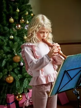 Выкройка: Пуловер для девочки