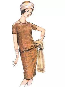 Выкройка: Пуловер и юбка-карандаш