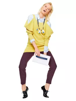 Выкройка: Пуловер на бретелях