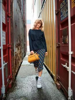 Выкройка: Пуловер приталенного силуэта