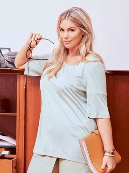 Выкройка: Пуловер прямого кроя