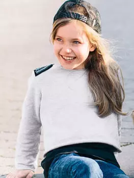 Выкройка: Пуловер прямого кроя