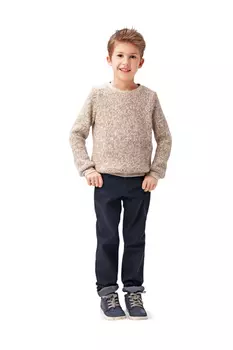 Выкройка: Пуловер прямого кроя