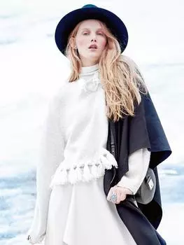 Выкройка: Пуловер прямого кроя