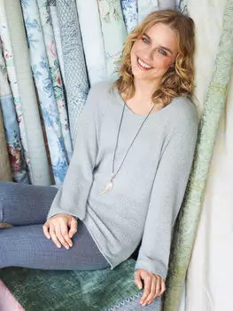 Выкройка: Пуловер прямого кроя