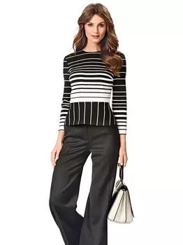 Выкройка: Пуловер с баской