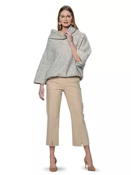 Выкройка: Пуловер с цельнокроеным воротником