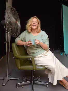 Выкройка: Пуловер с цельнокроеными рукавами