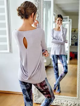 Выкройка: Пуловер с каплевидным разрезом на спинке