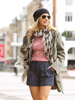 Выкройка: Пуловер с круглым вырезом горловины