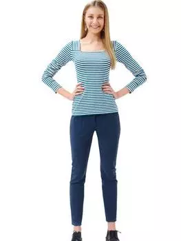 Выкройка: Пуловер с квадратным вырезом горловины