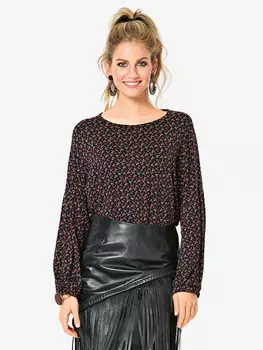 Выкройка: Пуловер с приспущенными рукавами