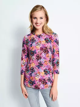 Выкройка: Пуловер с рукавами 3/4