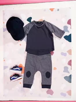 Выкройка: Пуловер с рукавами реглан