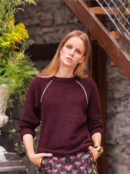 Выкройка: Пуловер с рукавами реглан