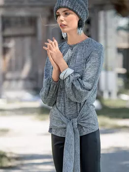 Выкройка: Пуловер с рукавами реглан