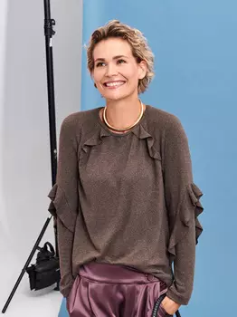 Выкройка: Пуловер с рукавами реглан